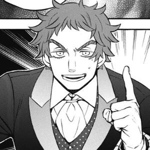 An image is shown of an illustration of Dante from the manga series The Caste study of Vanitas.